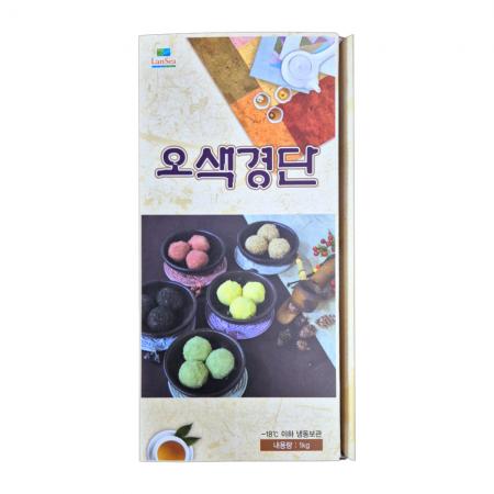 랜시 오색경단 1kg (50개입) 오색떡 두텁떡 생일 백일 돌 떡