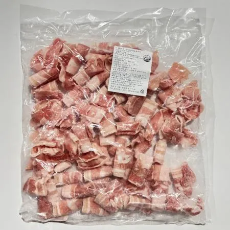 대패삼겹살 1kg (1.5mm) 수입산 냉동 냉삼 돌돌이 돼지고기 구이