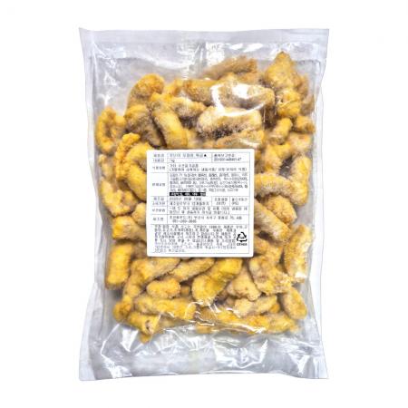 못난이 오징어 튀김 1kg 냉동