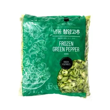 냉동 청양고추 1kg 슬라이스 채소 야채