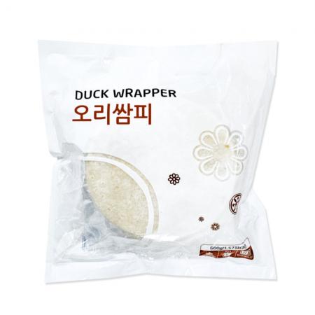 랜시 오리쌈피 600g (60장) 야빙 밀전병 고기쌈 밀쌈 또띠아 브리또