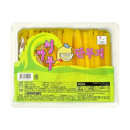 청마루 단무지 2.7kg (13mm,김밥용,김채)