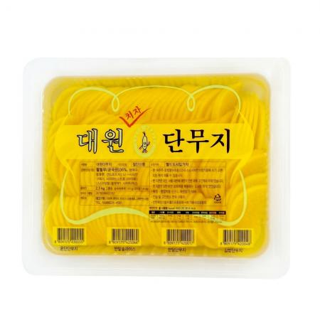 대원 단무지(반달,2.5kg) 반달 단무지