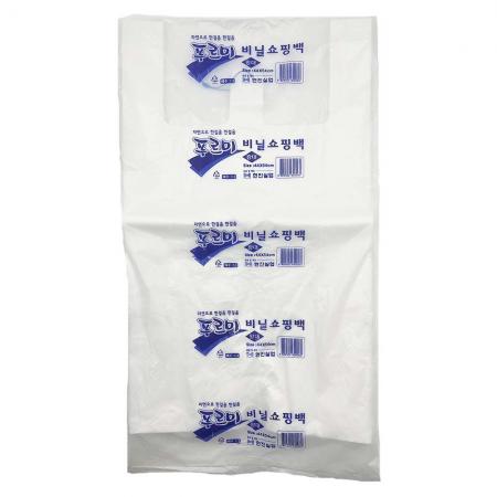 비닐 봉투 44*54cm (백색,왕대,70매) 봉지