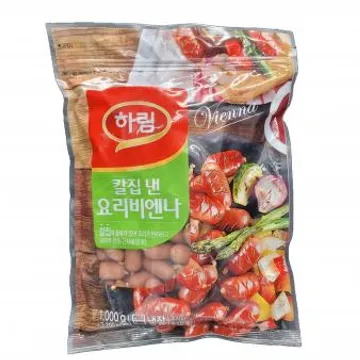 하림 칼집 비엔나 1kg 소세지 소시지