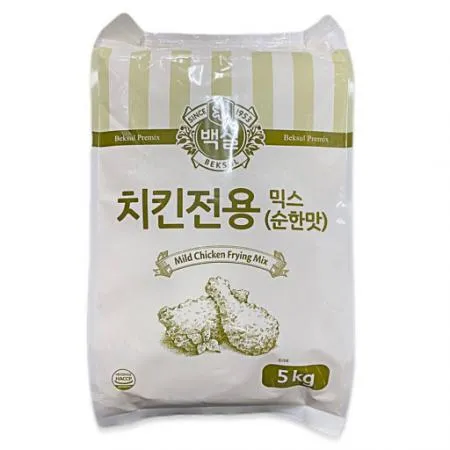 백설 순한맛 치킨파우더 5kg 치킨 전용믹스 가루