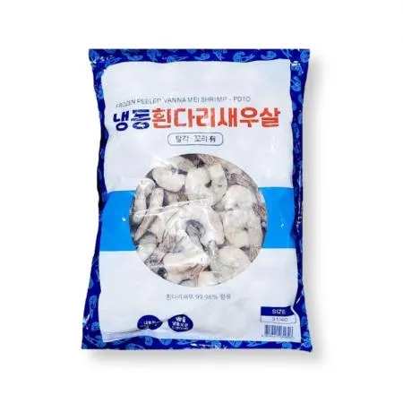 칵테일 새우 900G (31/40) 탈각 냉동 수입산