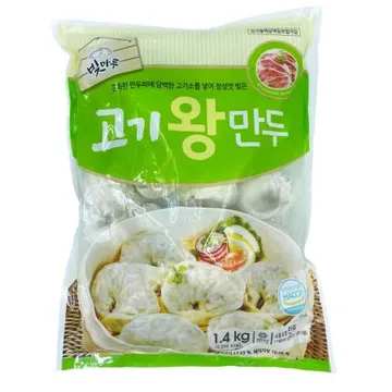 빛마루 고기 왕만두 1.4kg 담두