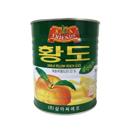 삼아 황도 2.9kg 슬라이스 통조림 이미지