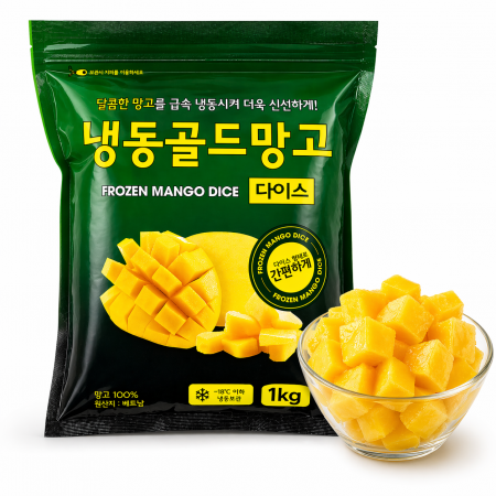 냉동 망고 다이스 1kg