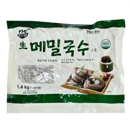 면다해 메밀국수 1.4kg 생 메밀면 모밀국수면 진성