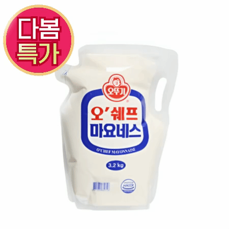 오쉐프 스탠딩 파우치 마요네즈 3.2kg