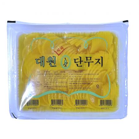 대원 단무지(반달,2.7kg) 반달 단무지
