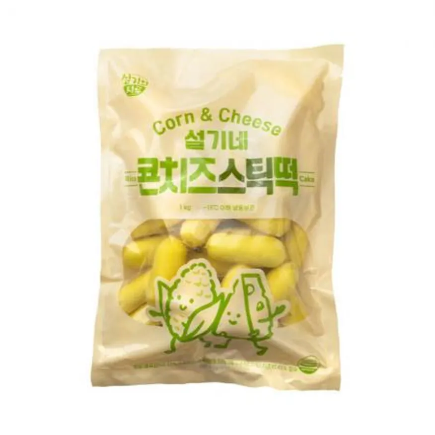 설기네 콘치즈스틱떡 1kg 콘치즈 떡 이미지