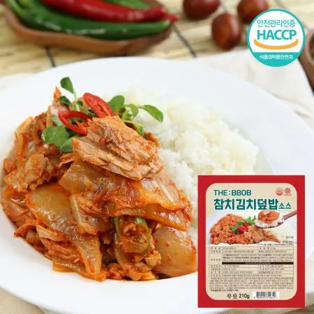★한정수량 초특가★ 더빱 참치김치 덮밥소스 210g [유통기한 : 9월1일]