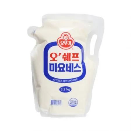 오쉐프 스탠딩 파우치 마요네즈 3.2kg