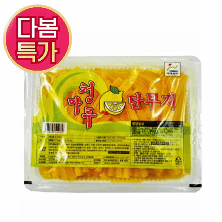 청마루 단무지 2.7kg (11mm,김밥용,김채)