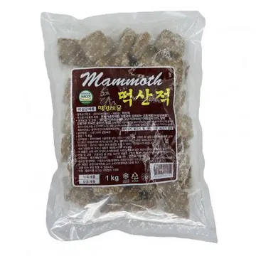 맘모스 떡산적 1kg 떡갈비 너비아니 소고기 패티