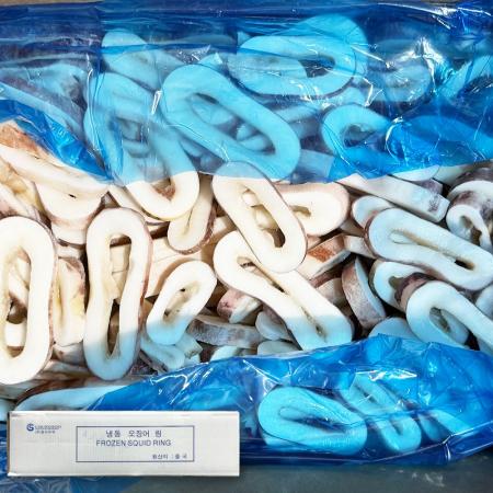 무탈피 오징어링 4kg 냉동 중국산 짬뽕 튀김