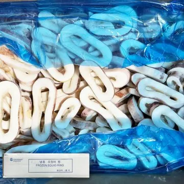 무탈피 오징어링 4kg 냉동 중국산 짬뽕 튀김