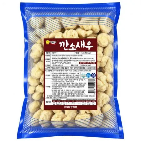 아미고 깐쇼새우 1kg 튀김 깐풍새우 칠리새우 냉동