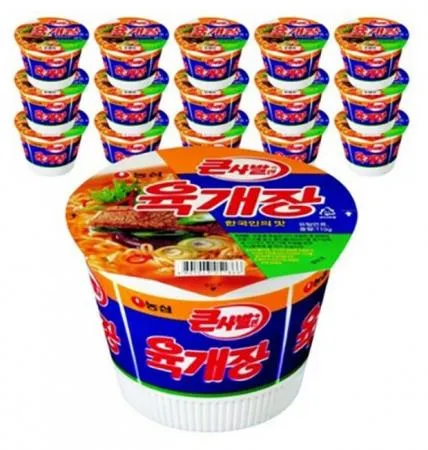 농심 육개장 사발면 16입 (큰사발) 이미지