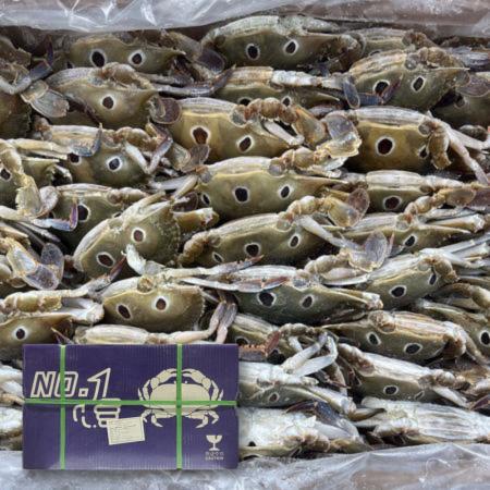 삼점게 6kg (100/150 믹스,냉동) 수입산 점박이 꽃게 숫게 (중지)