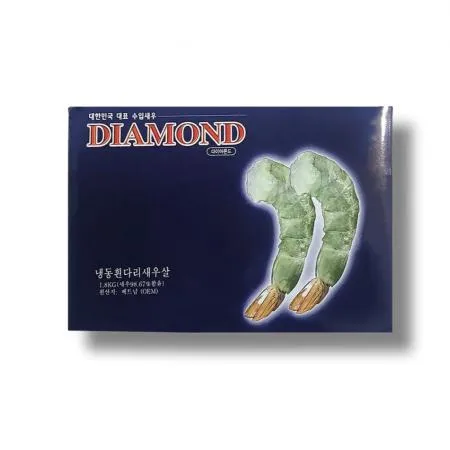 흰다리새우 1.8kg 26/30 냉동 탈각새우