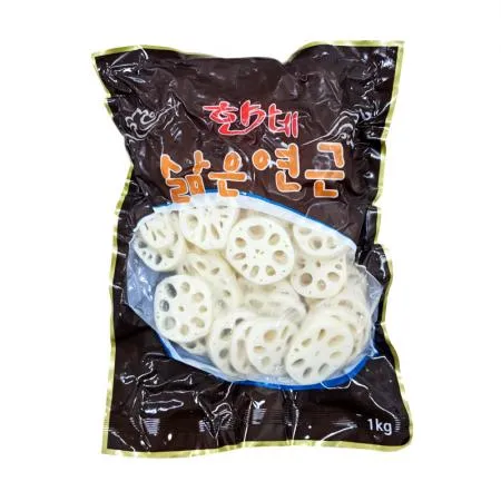 자숙 연근 1kg 삶은 채