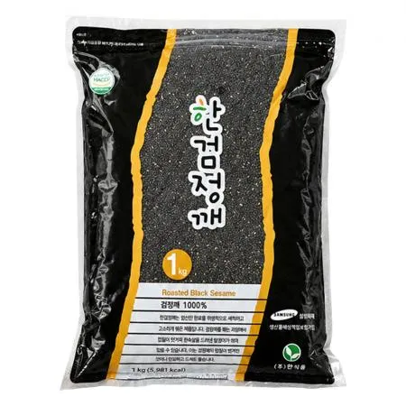 한식품 볶음검정깨 1kg 볶은