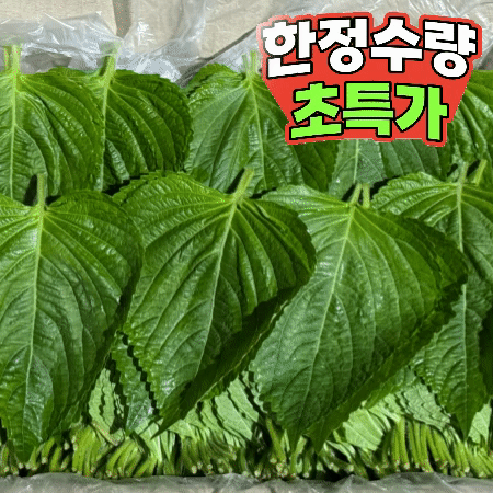 깻잎 2kg (찹찹이,국내산)BOX