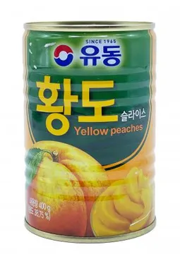 유동 황도 400g 슬라이스 통조림