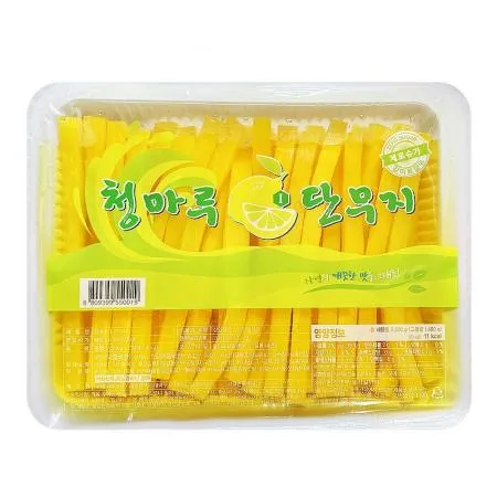 청마루 단무지 2.5kg (13mm,김밥용,김채)