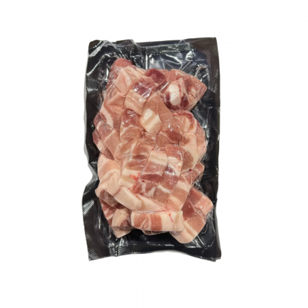 큐브삼겹 1kg (20mm) 스페인산 냉동 냉삼 돼지고기(제한)