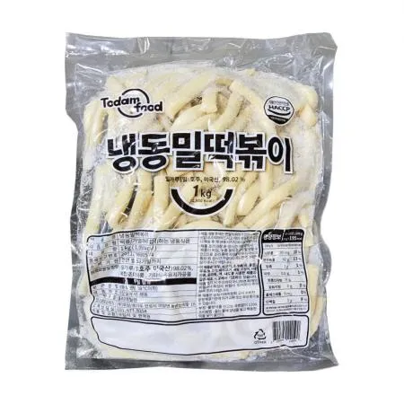 떡볶이떡 (토담,밀,후루룩,냉동) 1kg 누들떡