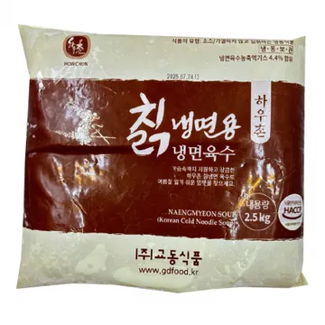 ★여름 특가★ 하우촌 칡 냉면육수 10kg (2.5kg*4개)