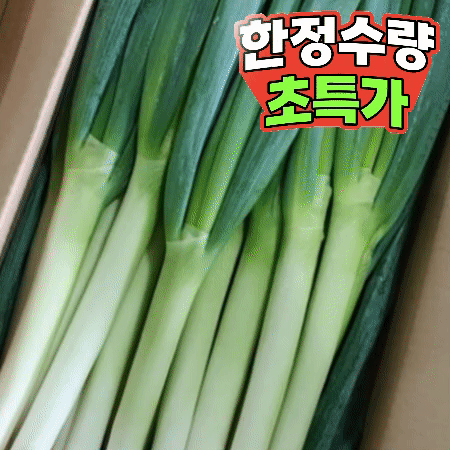 손질 깐대파 10단 (국내산) 깐 대파