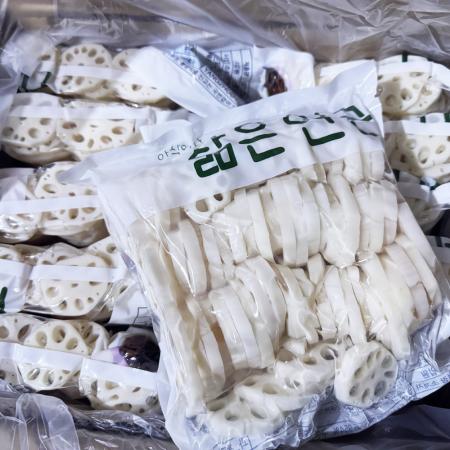 ★한정수량 초특가★ 자숙연근 10kg (1kg*10개입) BOX 수입산 [유통기한 : 26년 08월 26일](제한)