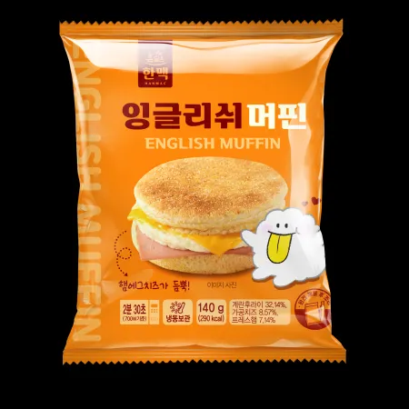 한맥 잉글리쉬머핀 햄버거 140g 이미지