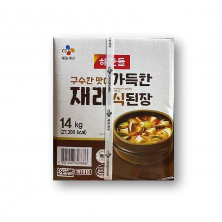 해찬들 가득한 된장 14kg 재래식