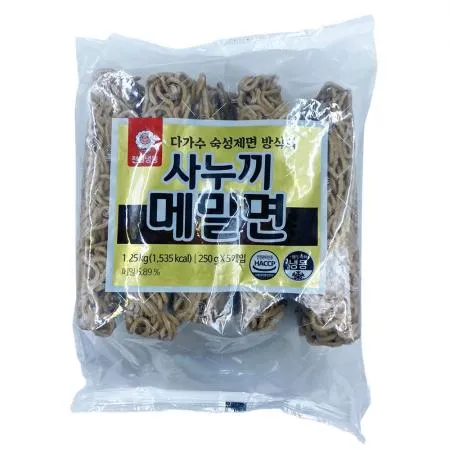 천일 사누끼 메밀면 1.25kg (250g*5개입)