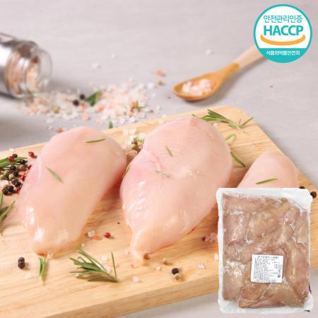 ★여름 특가★ 냉동 닭가슴살 2kg (국내산) 이미지