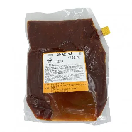 토담 쫄면장 3kg 비빔장 막국수 밀면 양념 소스