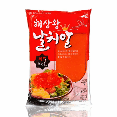 ★초특가★ [교차출고] 해상왕 날치알 레드 800g 냉동 바다왕