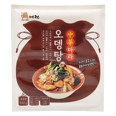 진어전 중화 마라오뎅탕 640g (소스O) 냉동 어묵탕