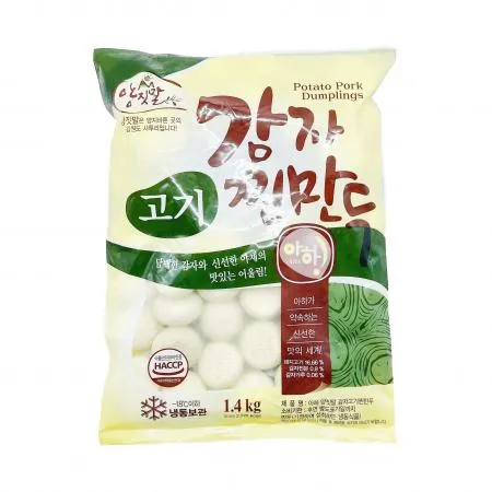 아하 고기 감자 찐만두 1.4kg 담두