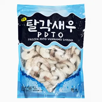 흰다리 생새우 900g (21/25,탈각,냉동)