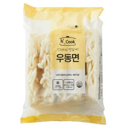 ★초특가★  H-COOK  우동면 1.25kg(250g*5EA) 냉동