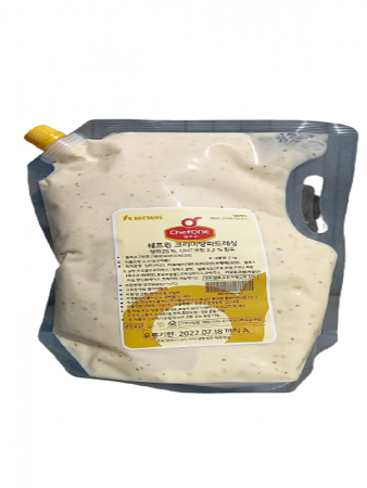 쉐프원 크리미 양파드레싱 2kg 양파크림소스 드레싱