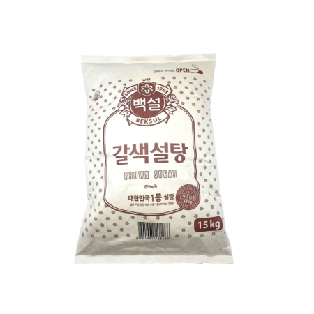 백설 갈색설탕 15kg 